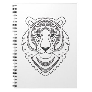 Carnet Tigre blanc inspiré