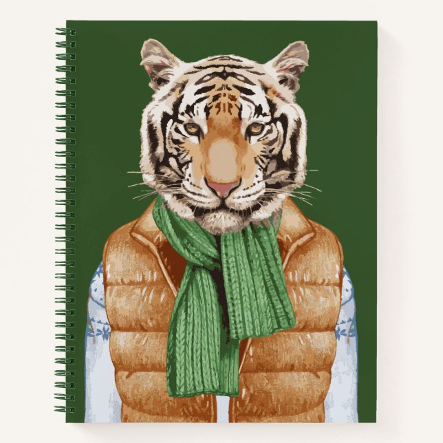 Carnet Tigre de gilet (Devant)