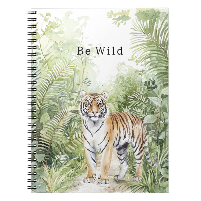 Carnet Tigre de la jungle (Devant)