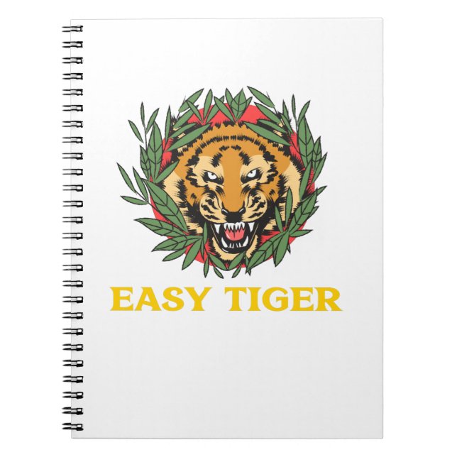 Carnet Tigre facile (Devant)