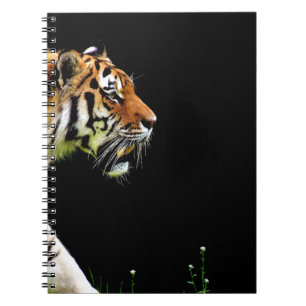 Carnet Tigre qui s'approche - Œuvre d'art d'animal sauvag