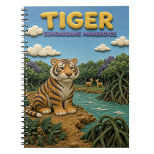 Carnet Tigre Sundarbans Mangroves Moderne KlayKoo
