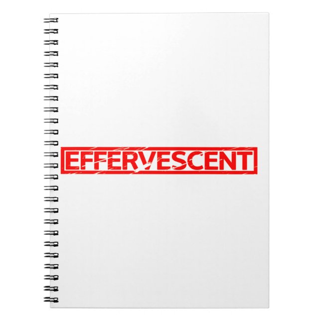 Carnet Timbre Effervescent (Devant)