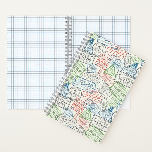 Carnet Timbre Visa de voyage (À l'intérieur)