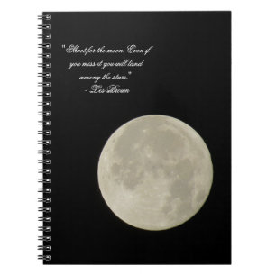 Carnet Tir pour la lune pleine lune photo poche moleskin