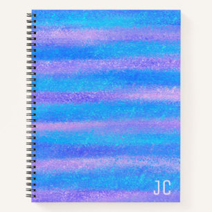 Carnet Tirures Iridescentes Chatoyantes Turquoise Rose