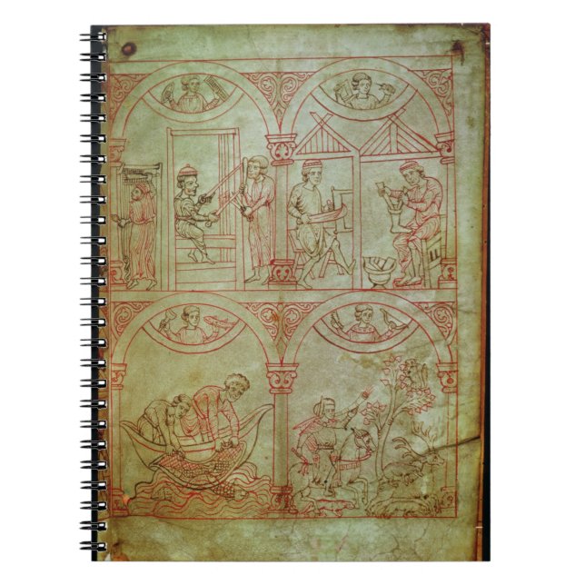 Carnet Tisserand du codex 507 fol.2r, cordonnier, (Devant)