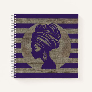 Carnet Tissu De Boue Africaine Caraïbéenne De Luxe Sophis