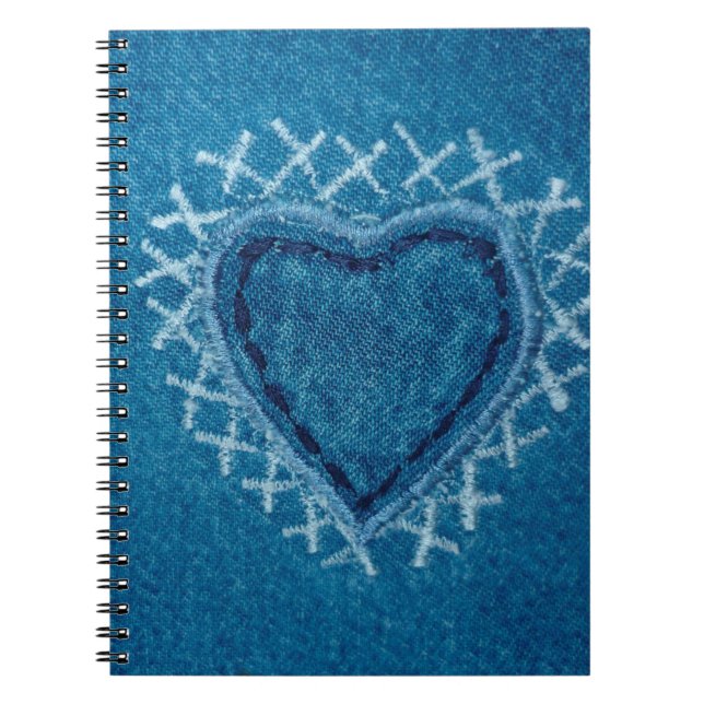 Carnet Tissu jeans tissu texture tissu (Devant)
