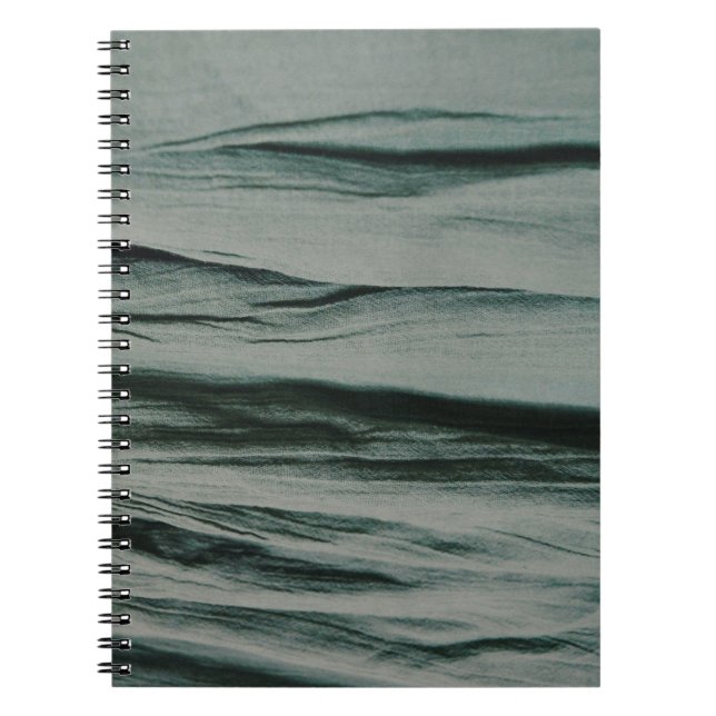 Carnet Tissu rayé blanc et noir (Devant)
