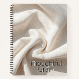 Carnet Tissu Texturé Naturel