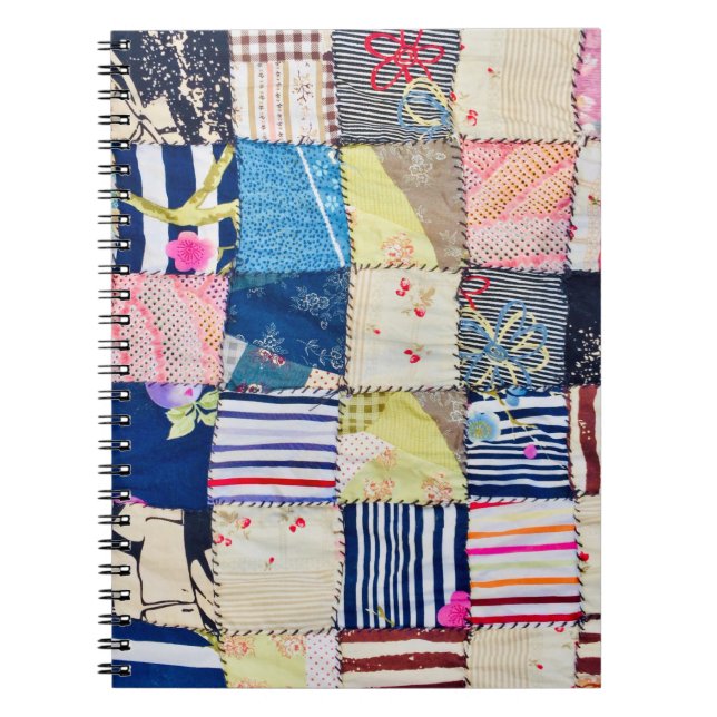 Carnet Tissu unique : Bangkok Couvertures artisanales (Devant)