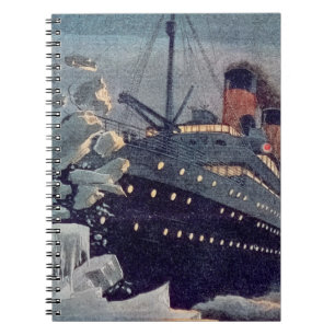 Carnet Titanic frappe l'iceberg