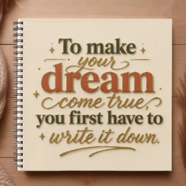 Carnet To Make Your Dream Come True (Créateur téléchargé)