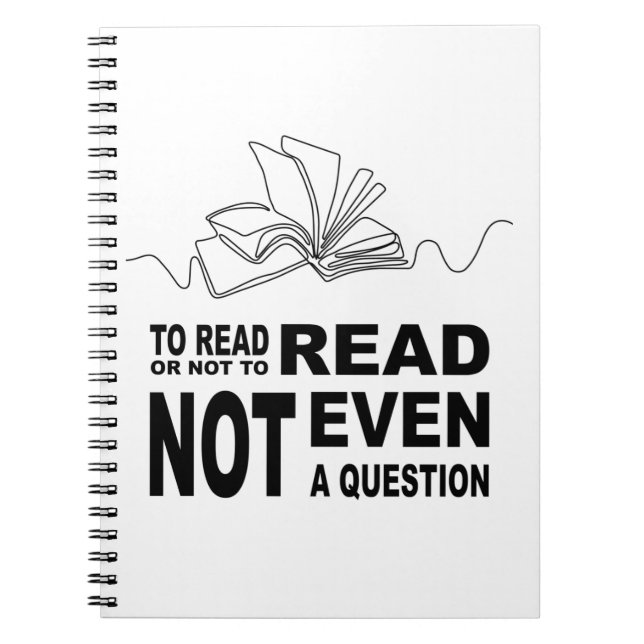 Carnet To read or not to read  (Devant)