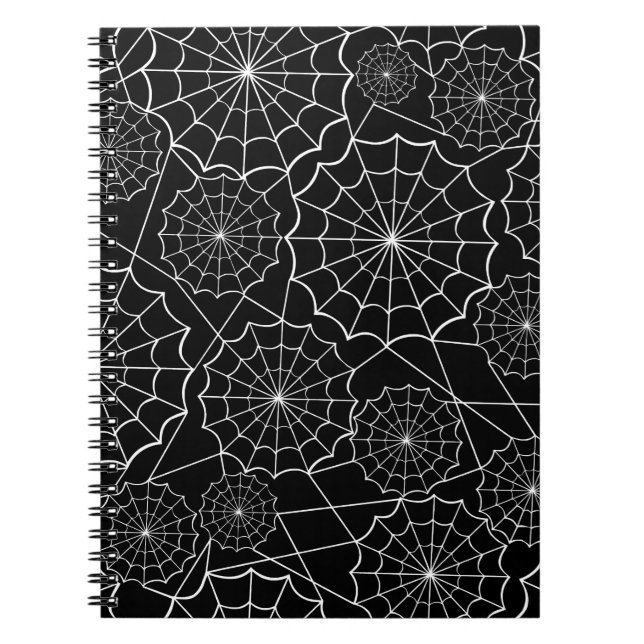 Carnet toile d'araignée d'halloween (Devant)