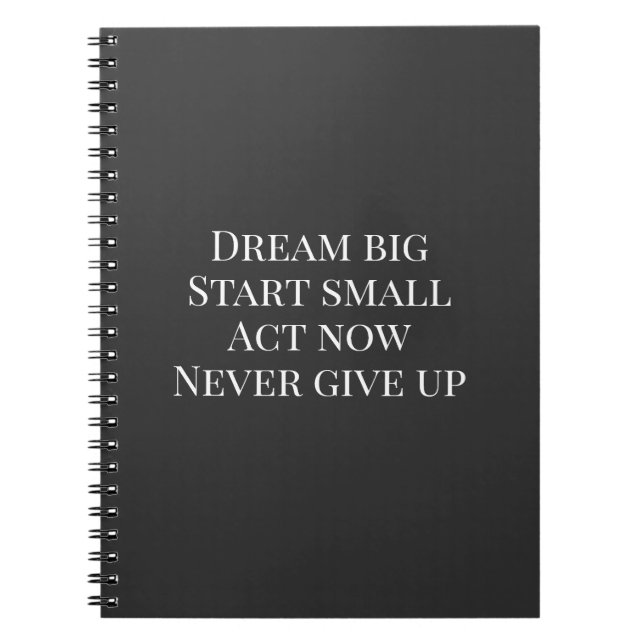 Carnet Toile de carreau de citation motivationnelle perso (Devant)