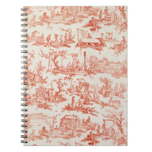 Carnet Toile de Jouy, illustrant les processus du manuf