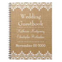 Toile de jute de pays et mariage blanc de dentelle