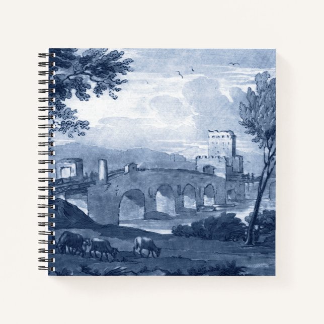 Carnet Toile pastorale - Pont (Devant)
