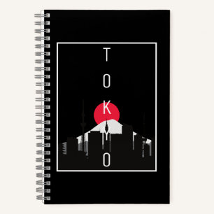 Carnet Tokyo Japon Skyline Mont Fuji
