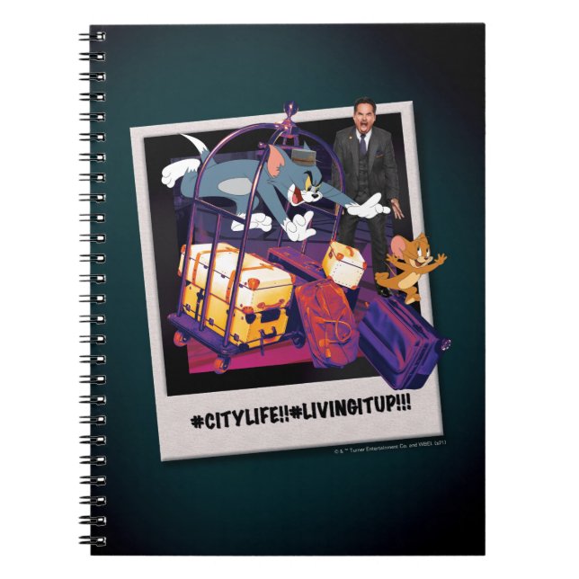 Carnet Tom & Jerry Luggage Crash Photograph (Devant)