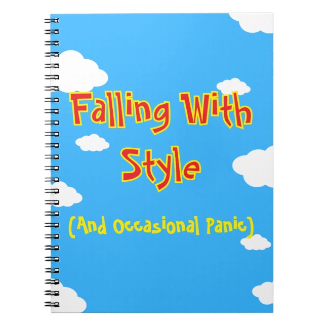 Carnet Tomber avec style (et panique occasionnelle) (Devant)