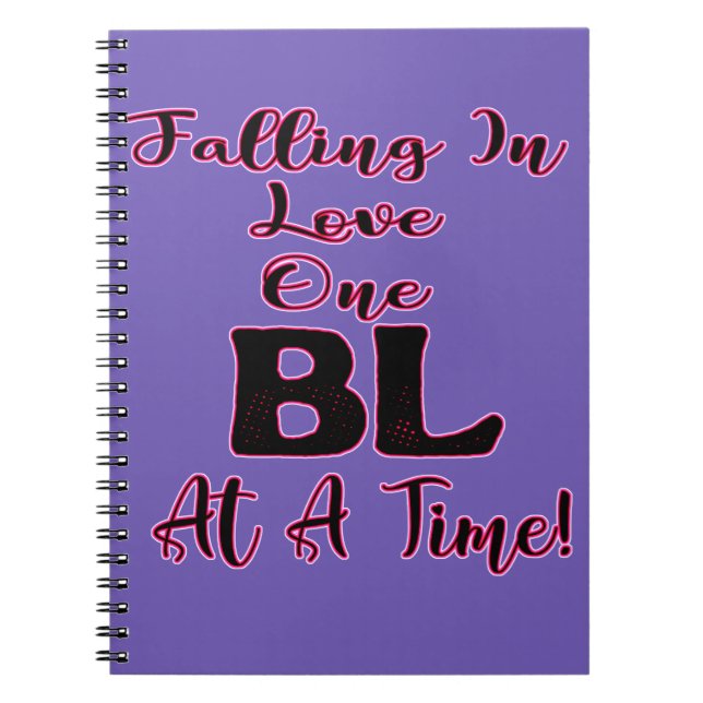 Carnet Tomber Dans L'Amour Un BL À La Fois (Devant)