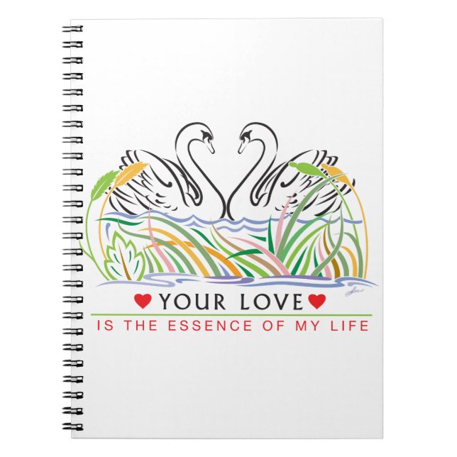 Carnet Ton amour est l'essence (Devant)