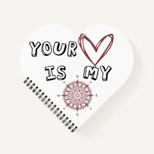 Carnet Ton coeur est mon boussole
