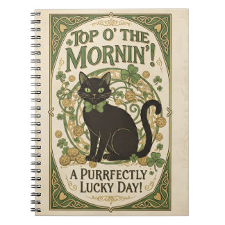 Carnet Top O' The Morning - St. Patrick's Day Notebook