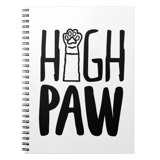 Carnet Top Paw Funny Chien Propriétaire Citations Chien L (Devant)