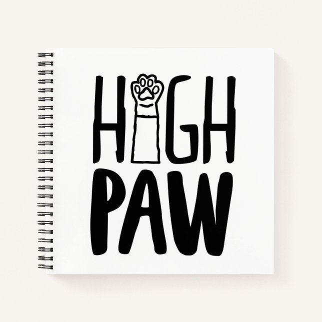 Carnet Top Paw Funny Chien Propriétaire Citations Chien L (Devant)