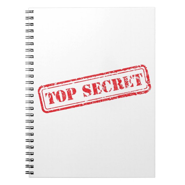 Carnet Top Secret Notebook (Devant)