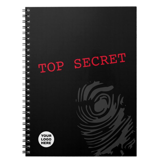 Carnet TOP SECRET Spy Theme (Devant)