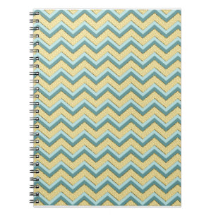 Carnet Topaz Parties scintillant Chevron Motif
