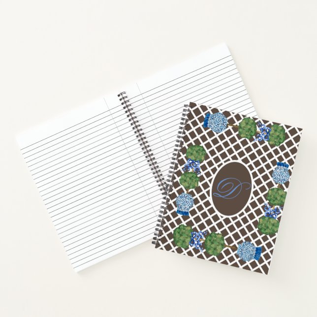 Carnet Topiaries Chinoiserie Ginger Jar Jars (Intérieur)