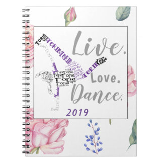 Carnet Torie danseuse Hip hop personnalisée | Aquarelle R