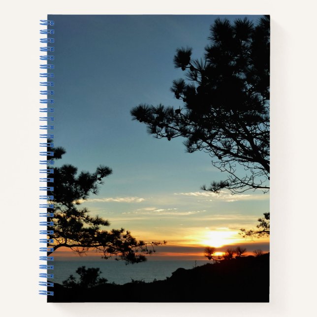 Carnet Torrey Pine Sunset III Paysage californien (Devant)
