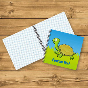 Carnet Tortue de dessin animé
