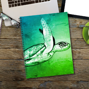 Carnet Tortue de mer Art original 