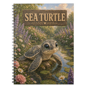 Carnet Tortue de mer Histoire de bébé mignonne Animaux de