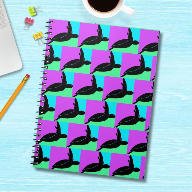 Carnet Tortue de mer tropicale colorée (Créateur téléchargé)