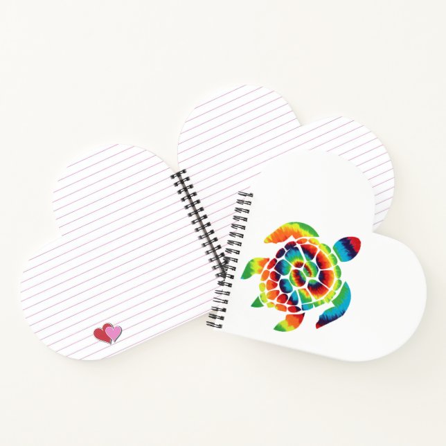 Carnet Tortue Tie-Dye     (Intérieur)