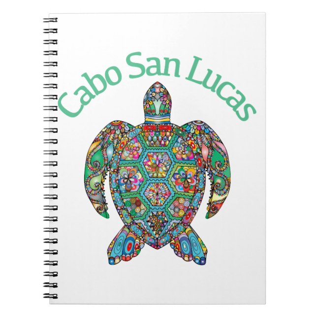 Carnet Tortue Tribale de Cabo San Lucas (Devant)