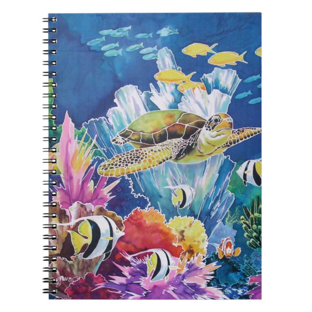 Carnet Tortue verte de mer (Devant)