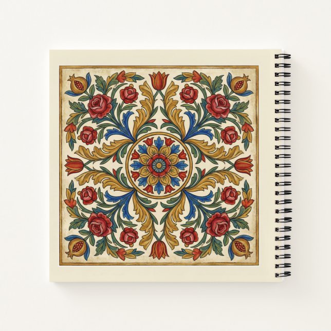 Carnet Toscane Vibrante Art Naïf Italien: Rustique (Dos)