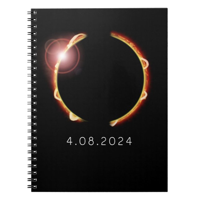 Carnet Total Solaire Eclipse 8 avril 2024 (Devant)