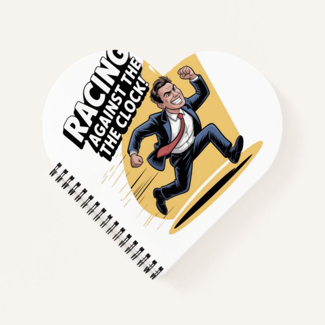 Carnet Toujours courir contre l'horloge (Devant)