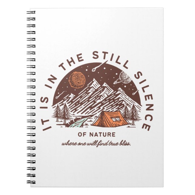 Carnet toujours le silence de la nature (Devant)
